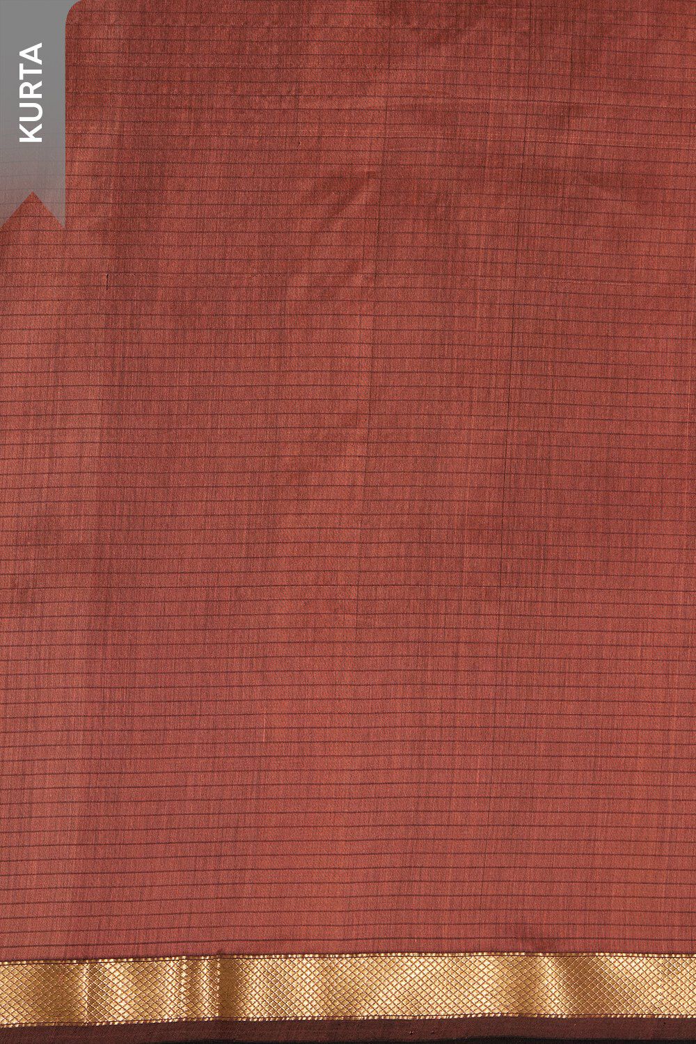 Brown Woven Pure Silk Cotton Unstitched Suit Set image number null