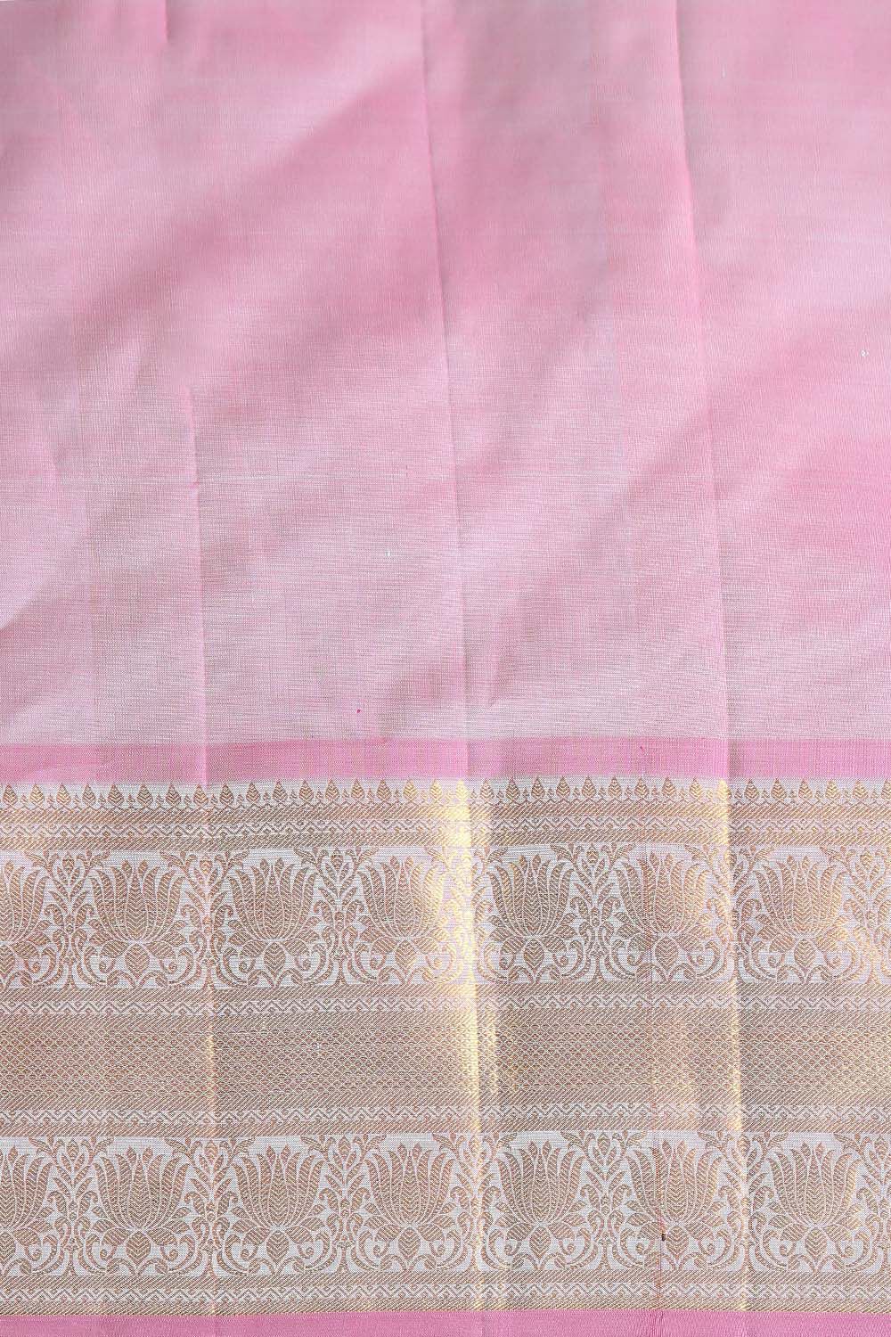 Light Blue Pure Silk Kanjivaram Saree image number null