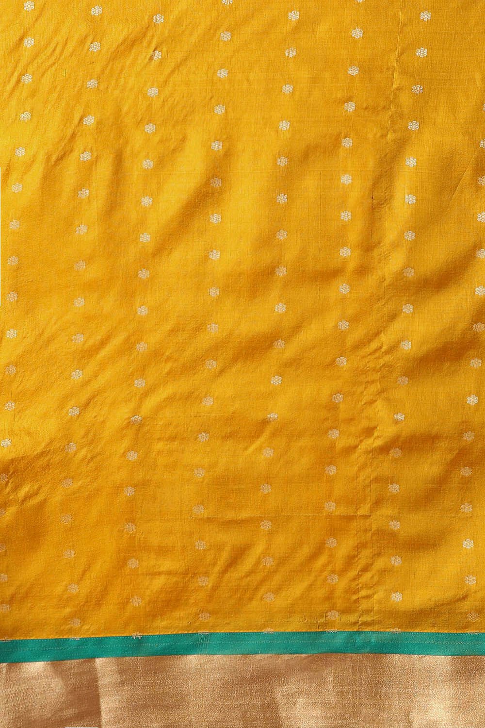 Yellow Pure Silk Banarasi Brocade Saree image number null