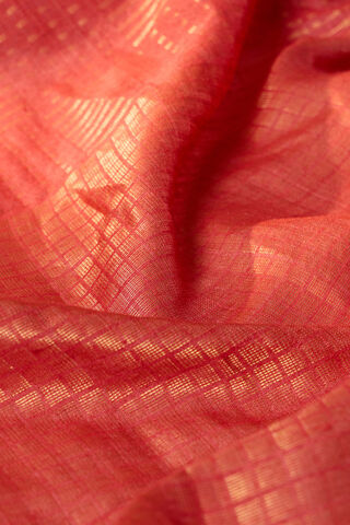 Red Chattisgarh Woven Pure Tussar Silk Saree thumbnail image number null
