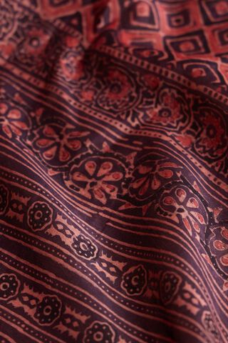 Red Woven Pure Silk Cotton Chanderi Saree thumbnail image number null