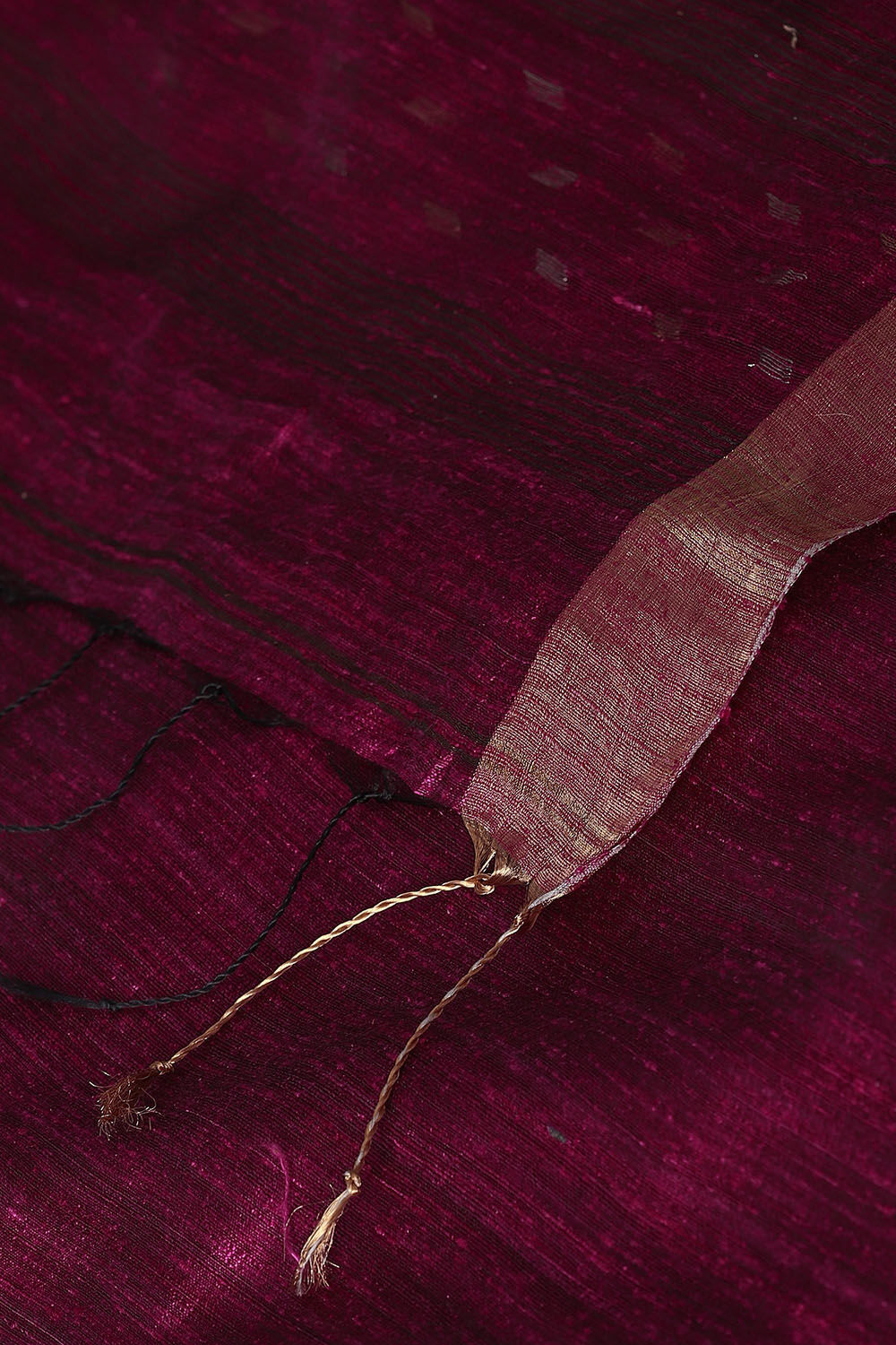 Pink Pure Silk Vanya Jamdani Saree image number null