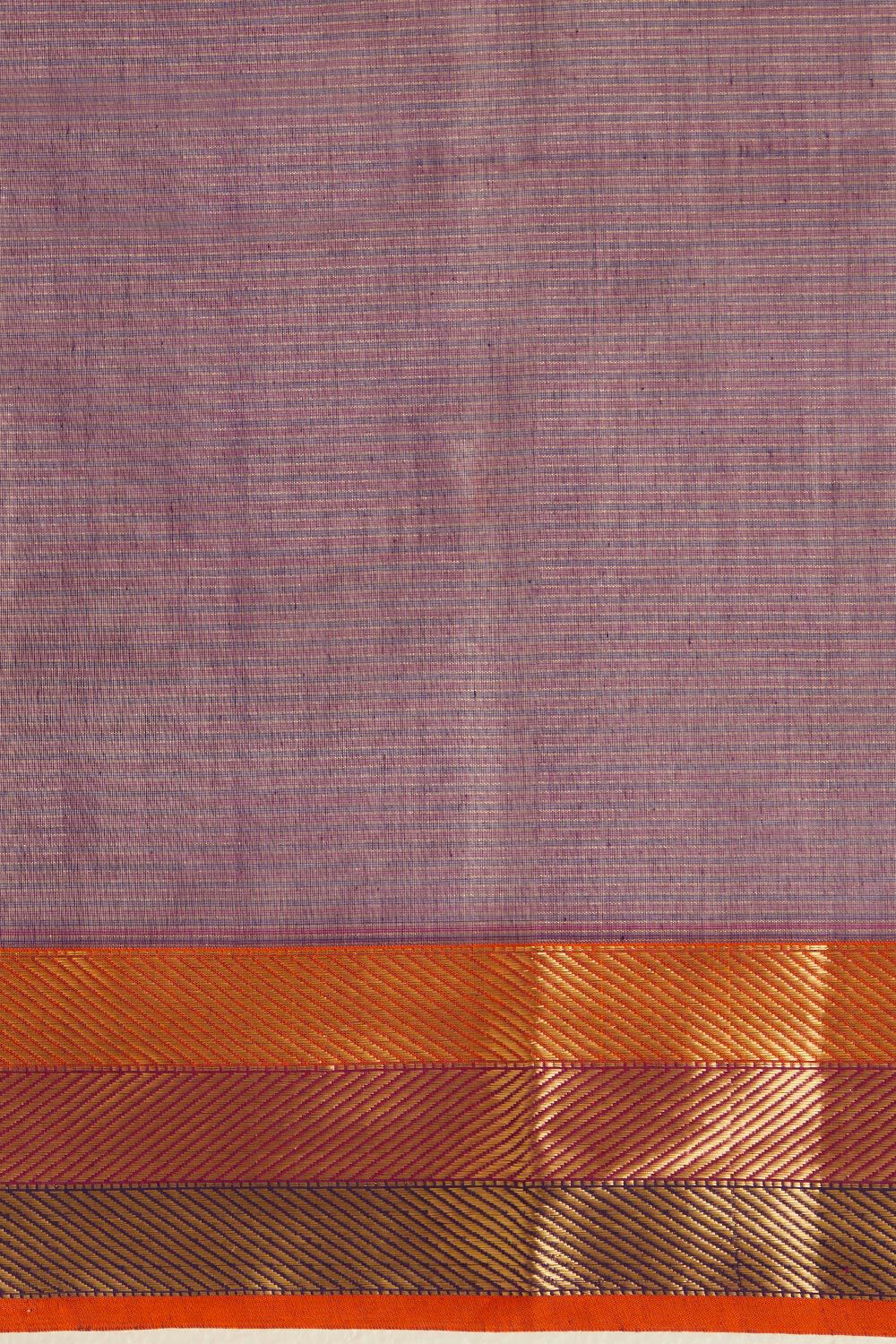 Dark Pink Pure Cotton Tissue Maheshwari Saree image number null