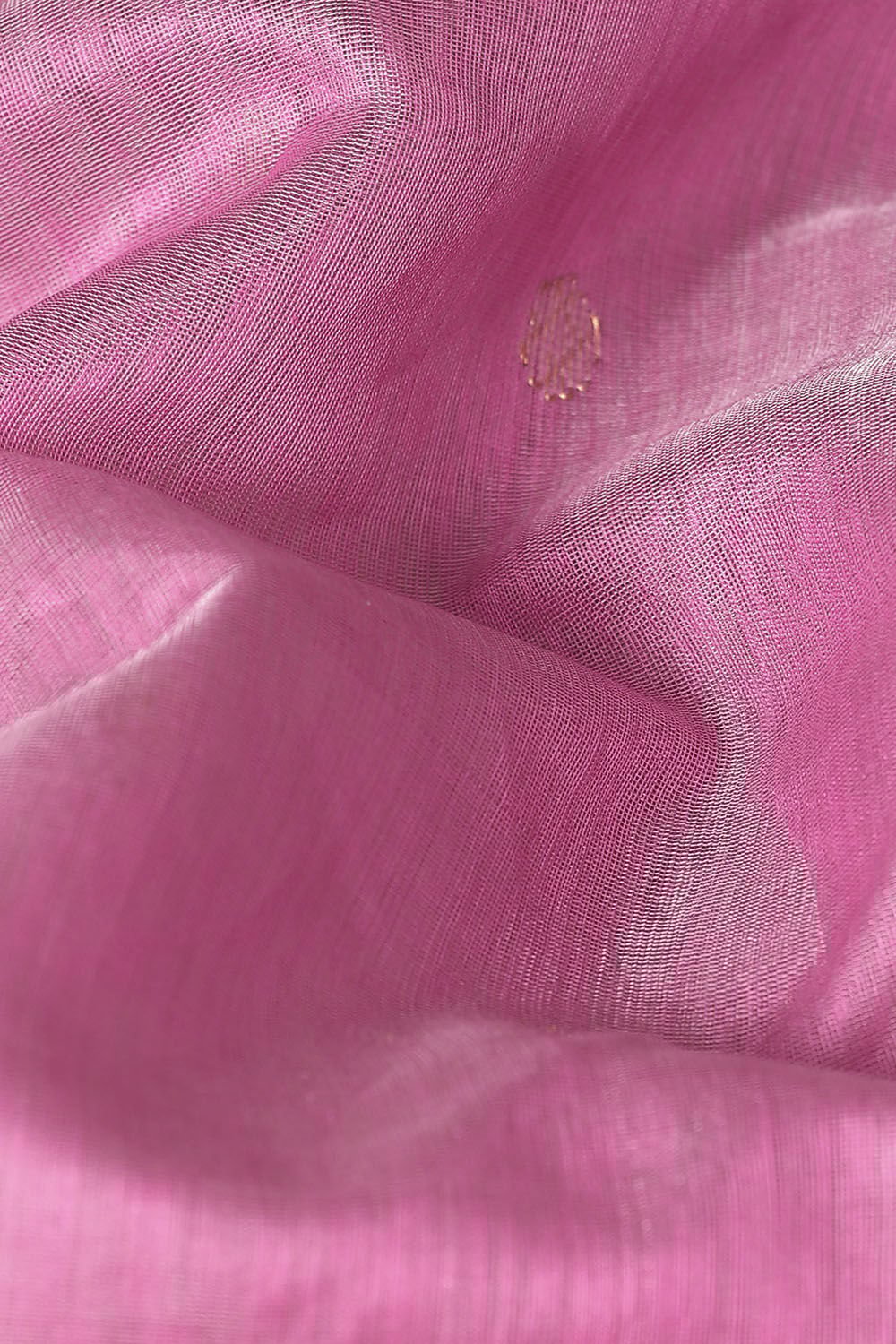 Light Pink Pure Silk Cotton Chanderi Saree image number null