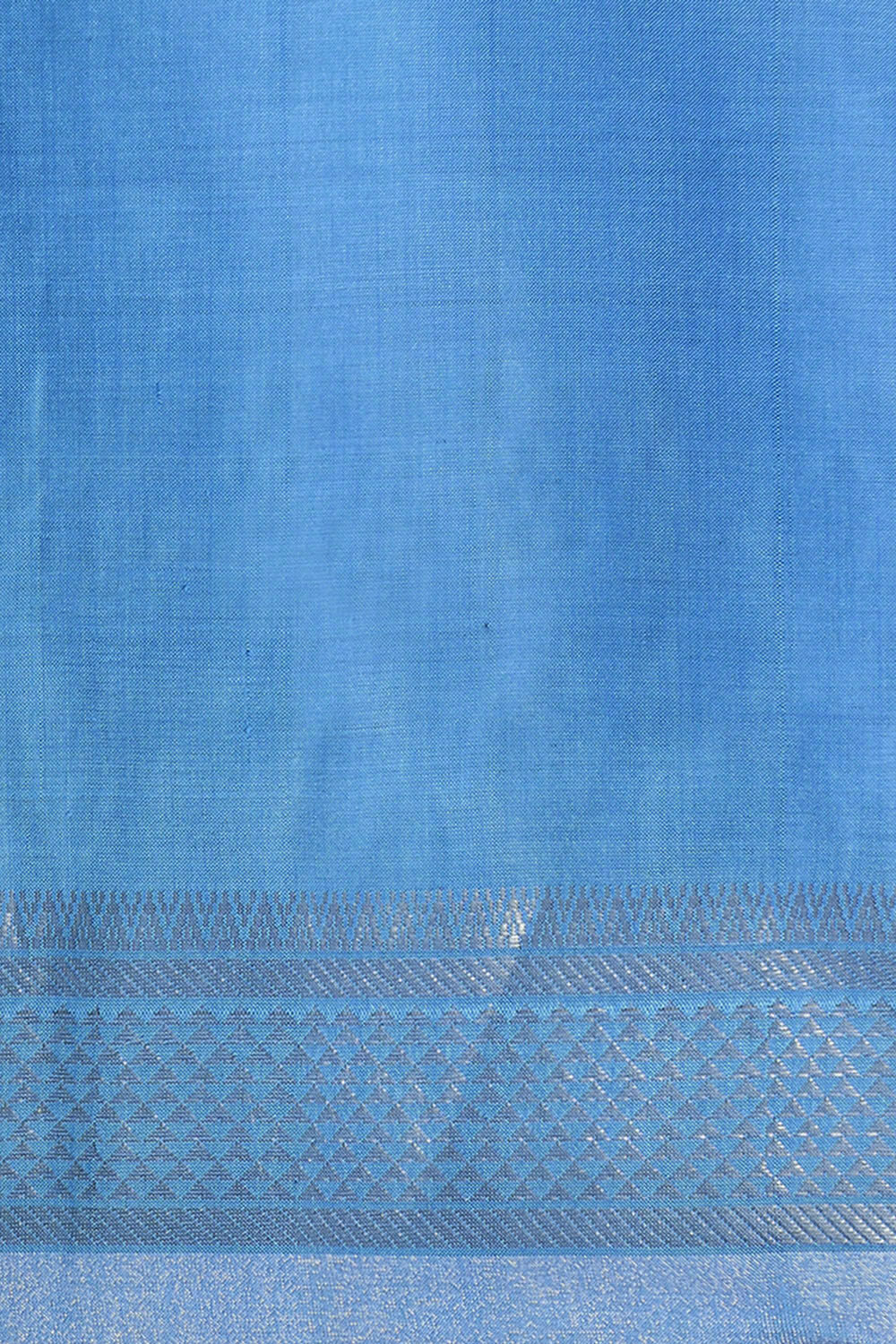Blue Pure Silk Woven Saree image number null