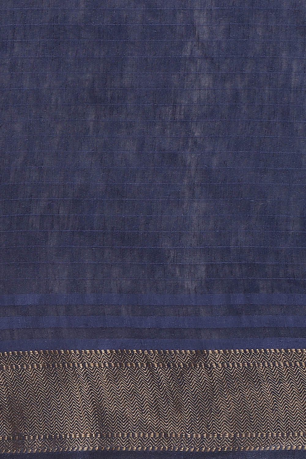 Blue Pure Silk Linen Bhagalpuri Saree image number null