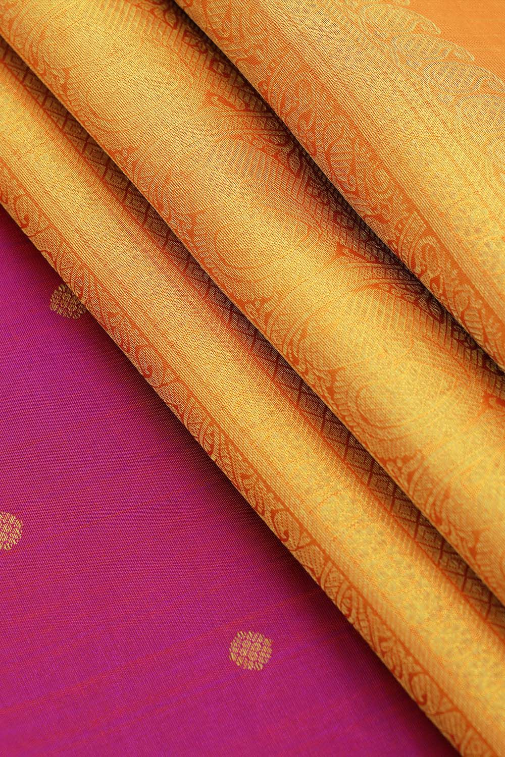 Purple Pure Silk Woven Kanjivaram Saree image number null