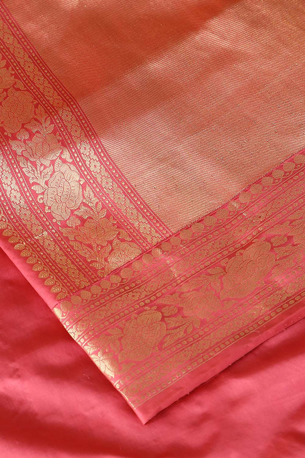 Pink Pure Silk Banarasi Saree image number null