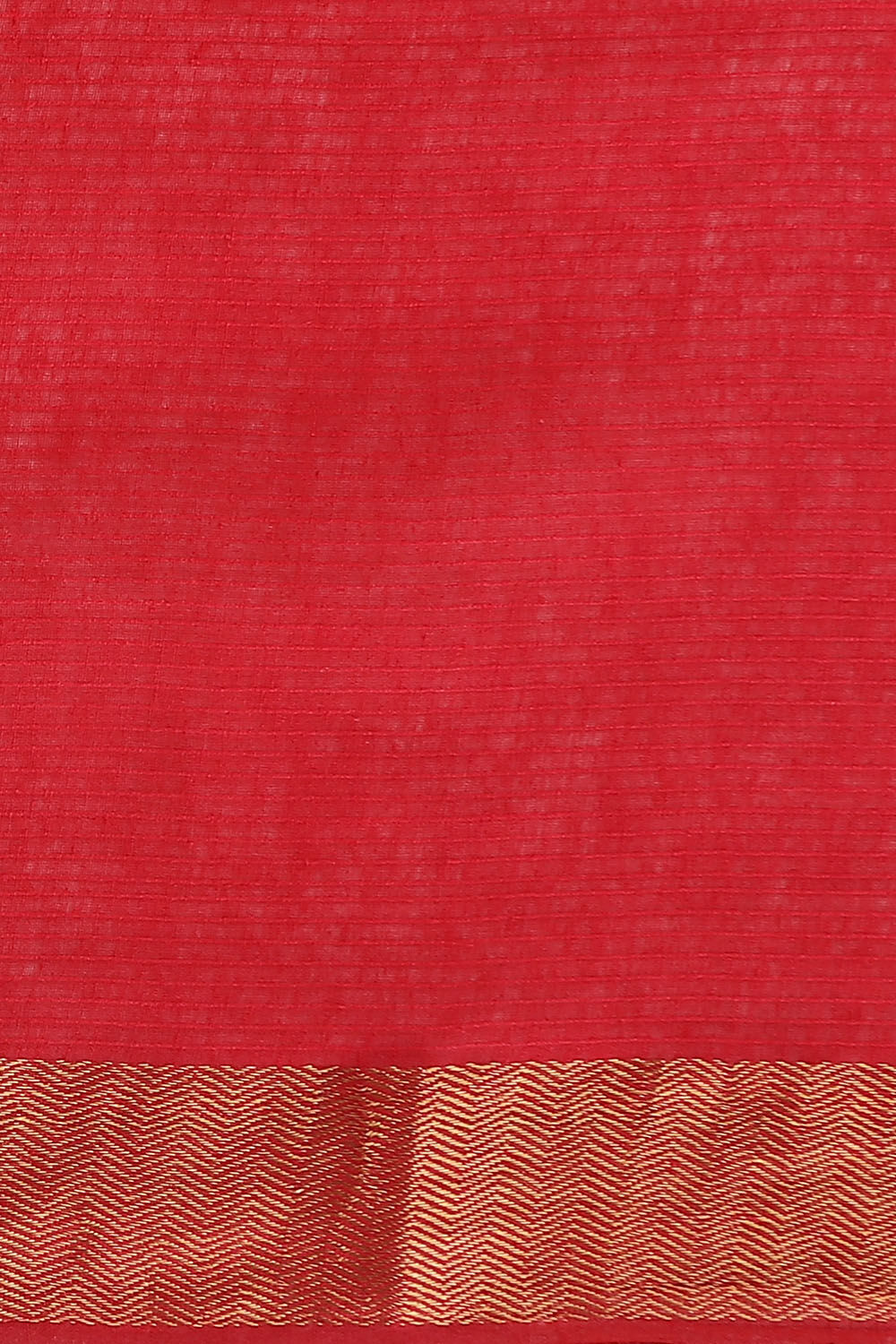 Red Pure Silk Woven Saree image number null
