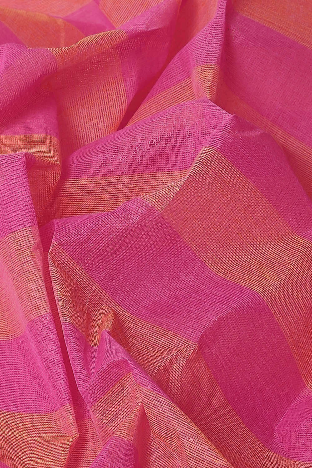 Pink Pure Cotton Bengal Saree image number null
