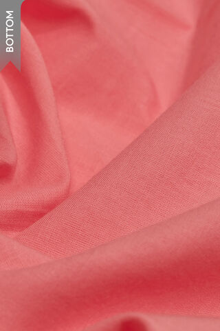 Pink Bagru Block Printed Pure Cotton Unstitched Suit Set thumbnail image number null