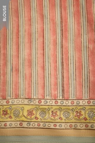 Blue Rajasthan Pure Silk Cotton Printed Sanganeri Saree thumbnail image number null