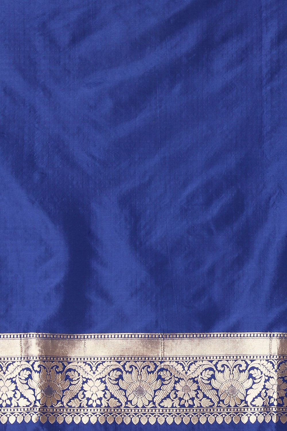 Dark Blue Pure Silk Banarasi Saree image number null