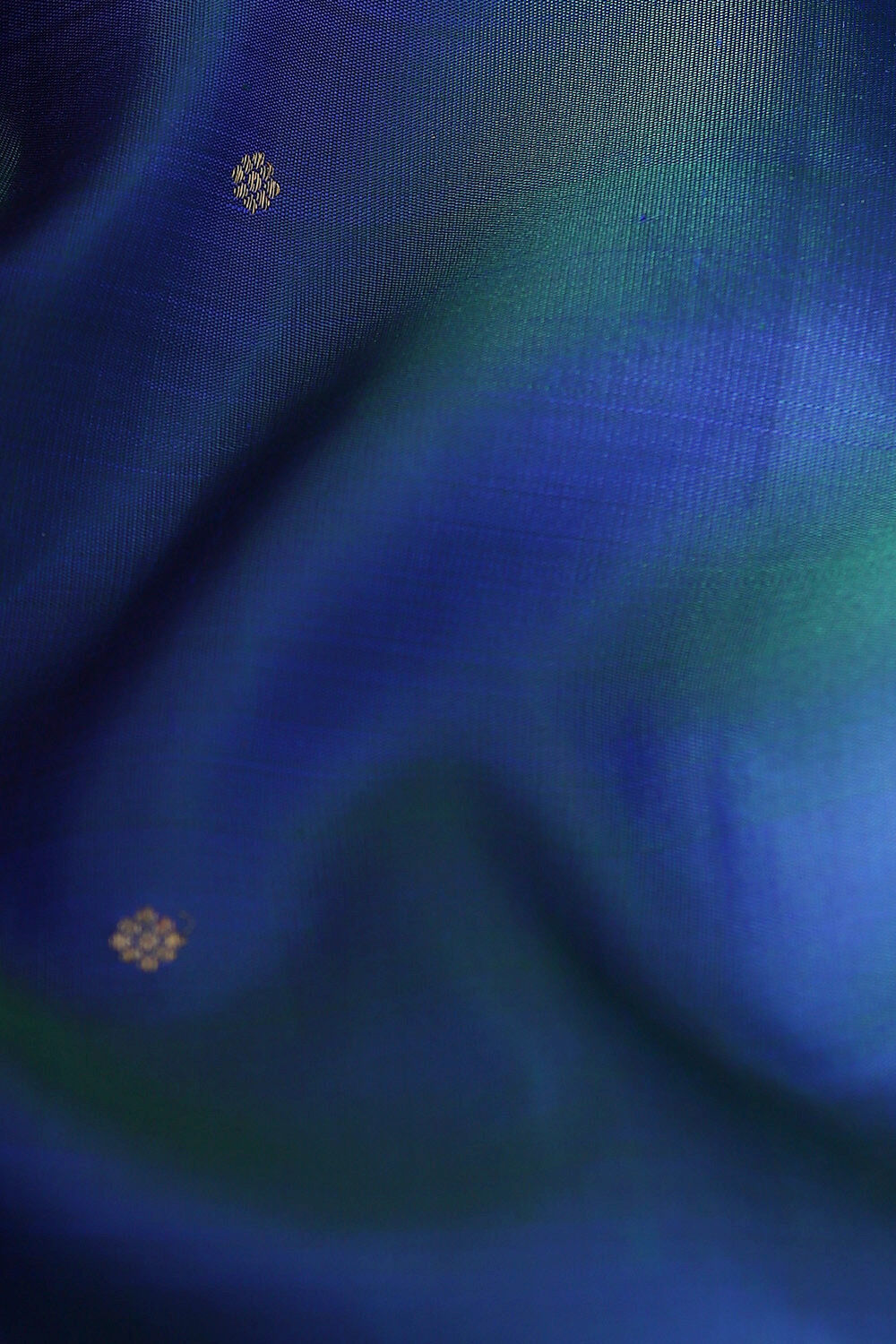 Blue Pure Silk Kanjivaram Saree image number null