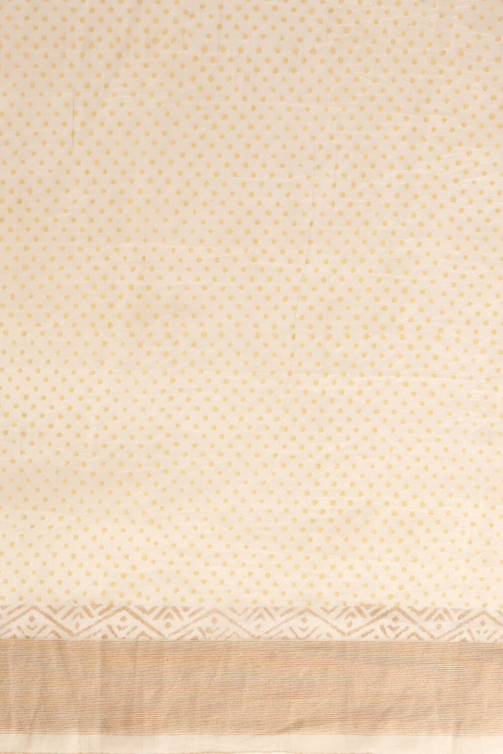 Off White Printed Embroidery Silk Tencel Bengali Saree image number null