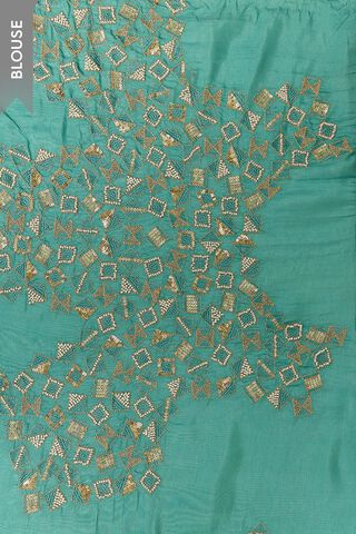 Light Blue Woven Viscose Tissue Saree thumbnail image number null