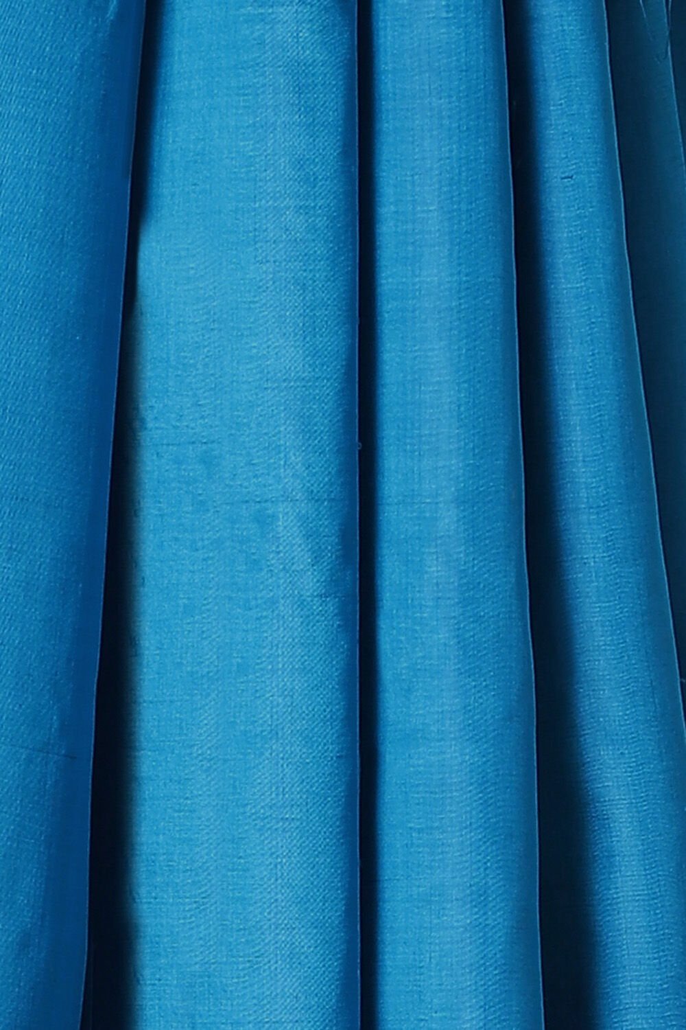 Blue Pure Silk Woven Saree image number null
