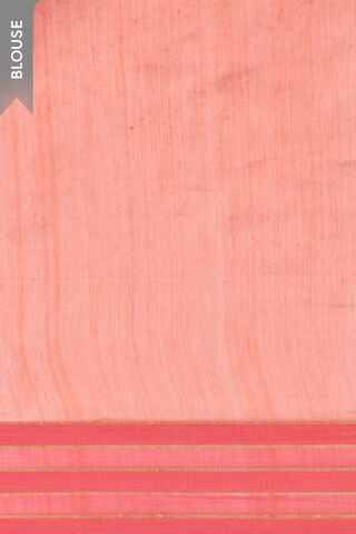 Orange Woven Pure Silk Cotton Chanderi Saree thumbnail image number null