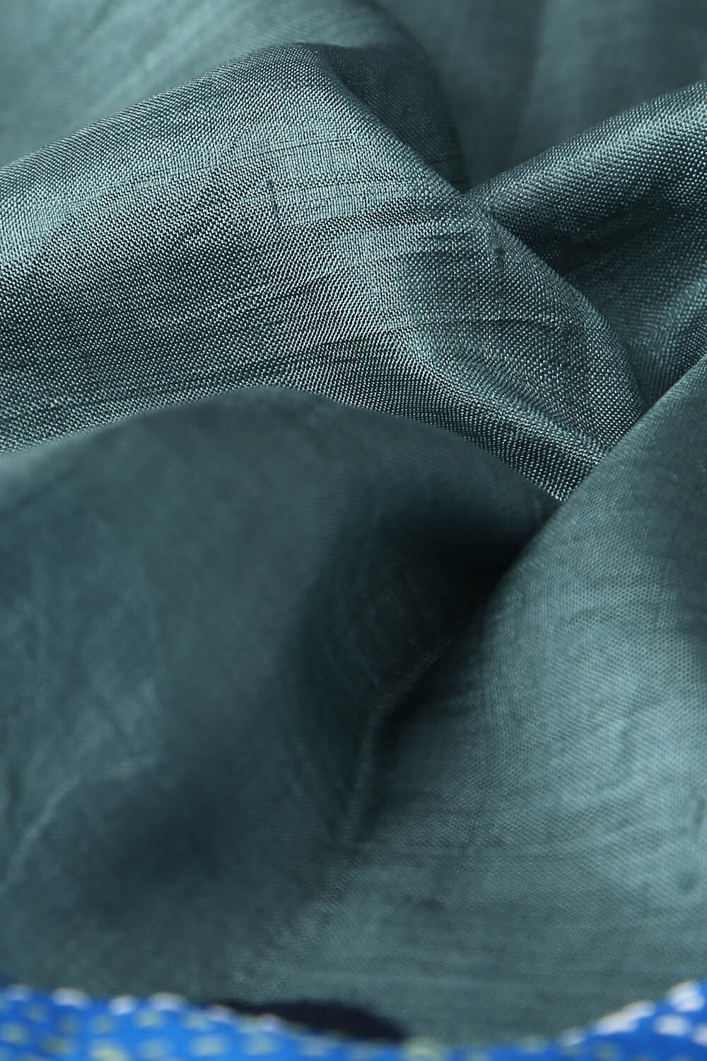Blue Pure Silk Batik Saree image number null