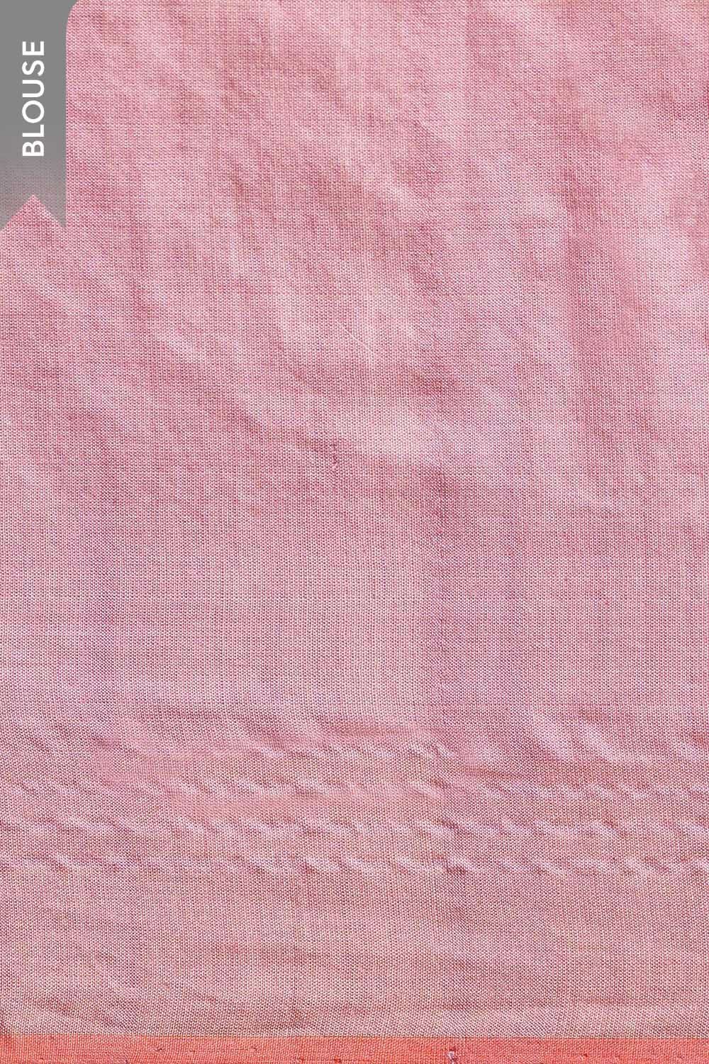 Light Pink Woven Silk Viscose Bhagalpur Saree image number null