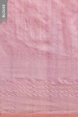 Light Pink Woven Silk Viscose Bhagalpur Saree thumbnail image number null