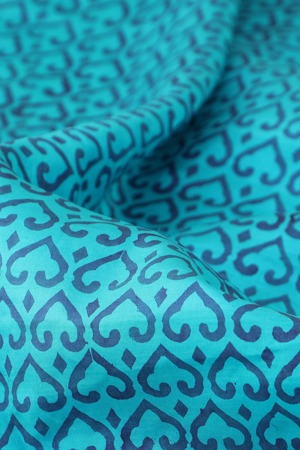 Blue Pure Silk South Printed Saree image number null