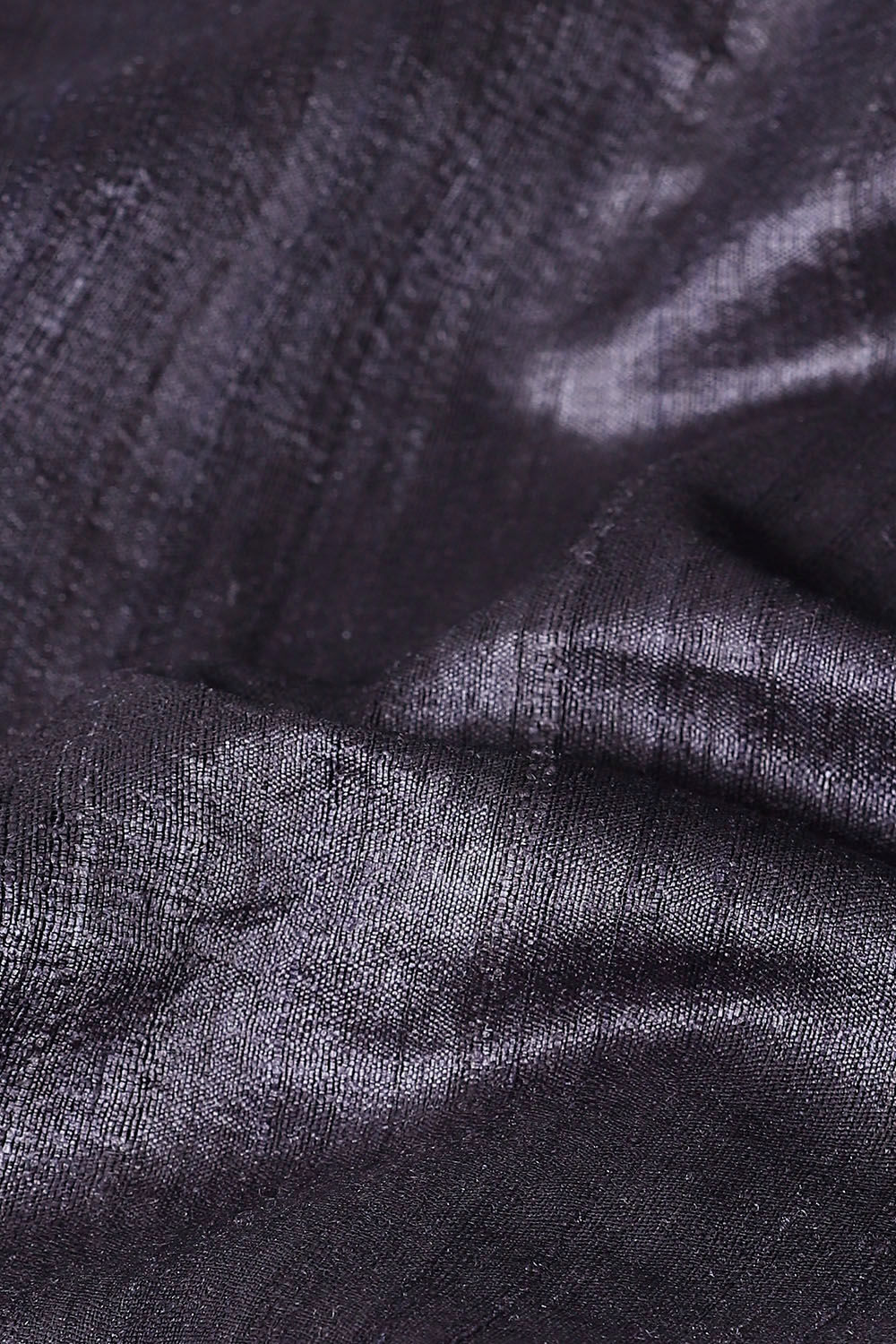 Dark Blue Pure Tussar Silk Bhagalpuri Saree image number null