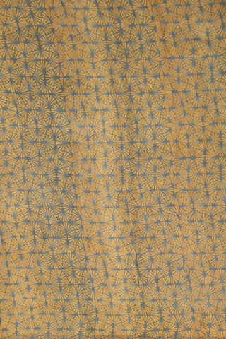 Blue Pure Silk Hand Painted Saree thumbnail image number null