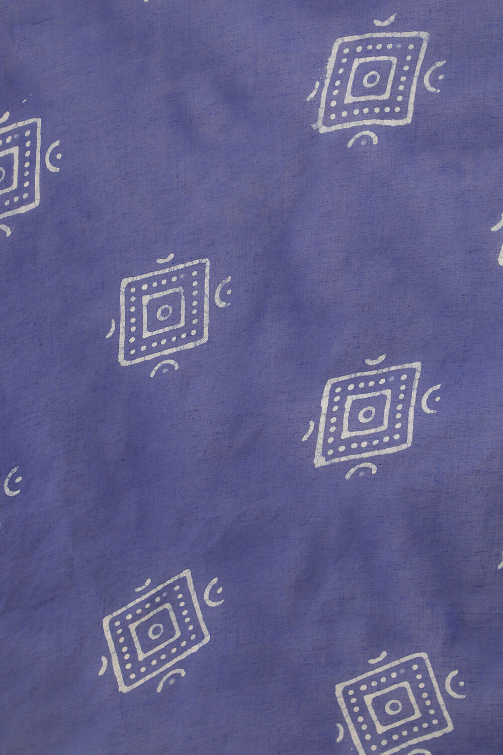White Pure Cotton Batik Saree image number null