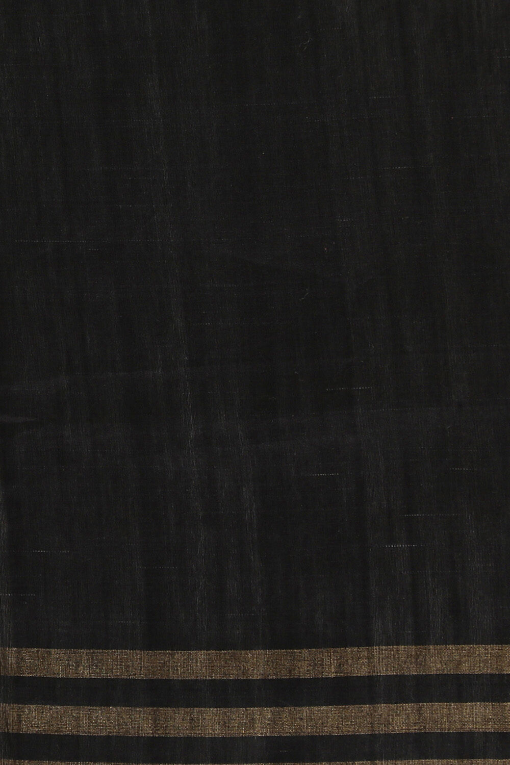 Black Pure Tussar Silk Bhagalpuri Saree image number null
