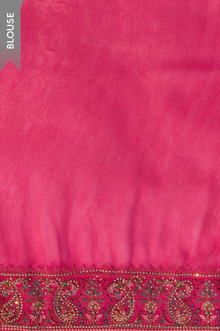 Pink Pure Viscose Embroidered Saree thumbnail image number null