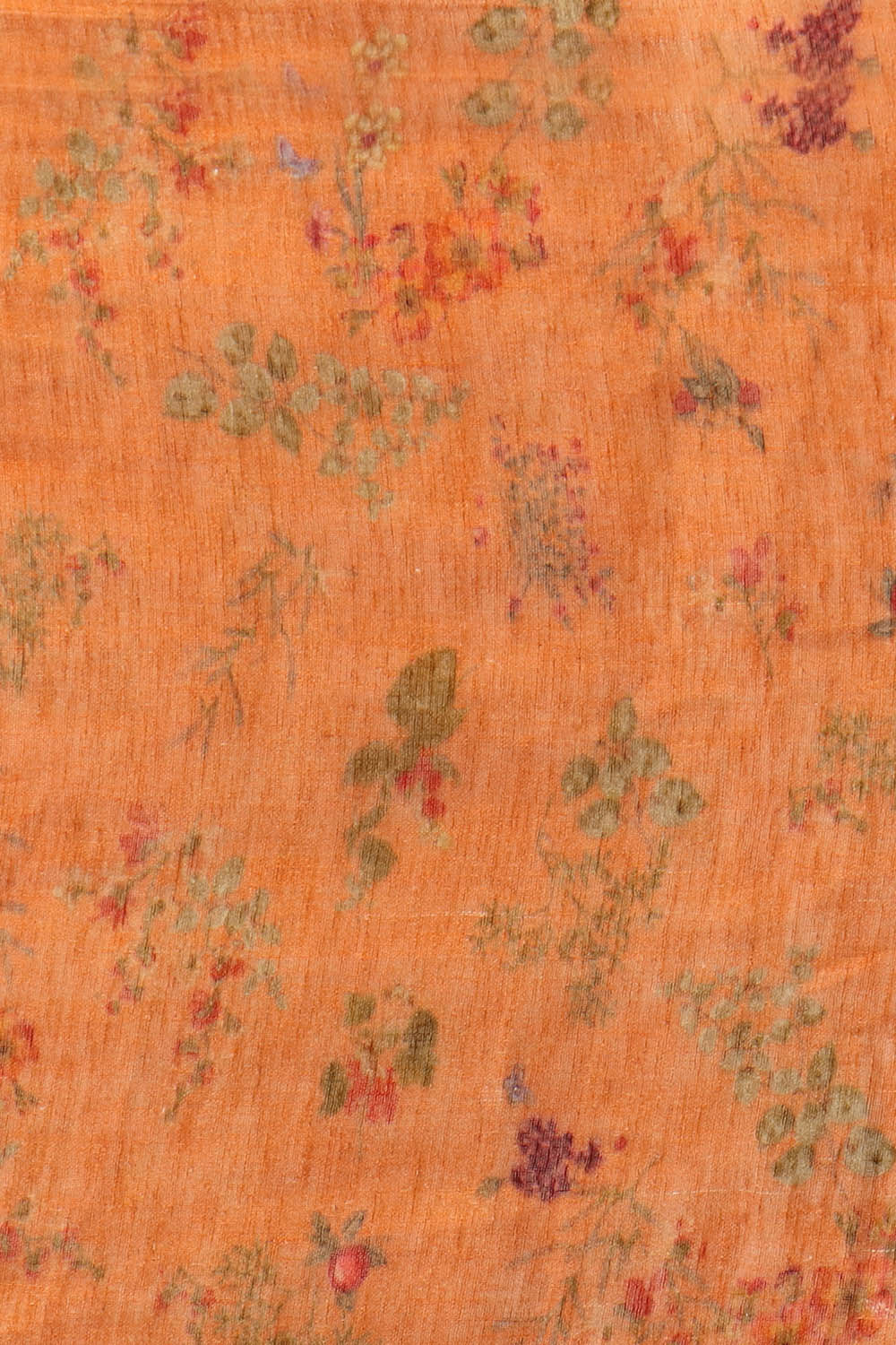 Beige Pure Linen Digital Printed Saree image number null