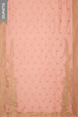 Light Pink Viscose Embroidered Unstitched Suit Set thumbnail image number null