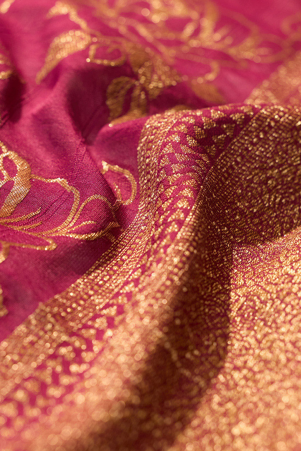Purple Woven Pure Viscose Saree image number null