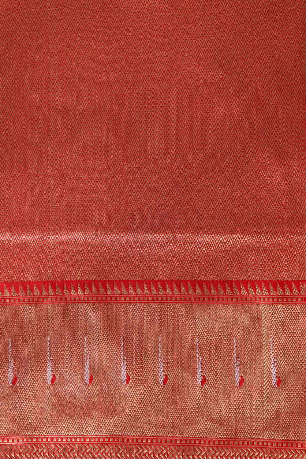 Multicolored Pure Silk Rangkaat Banarasi Saree image number null