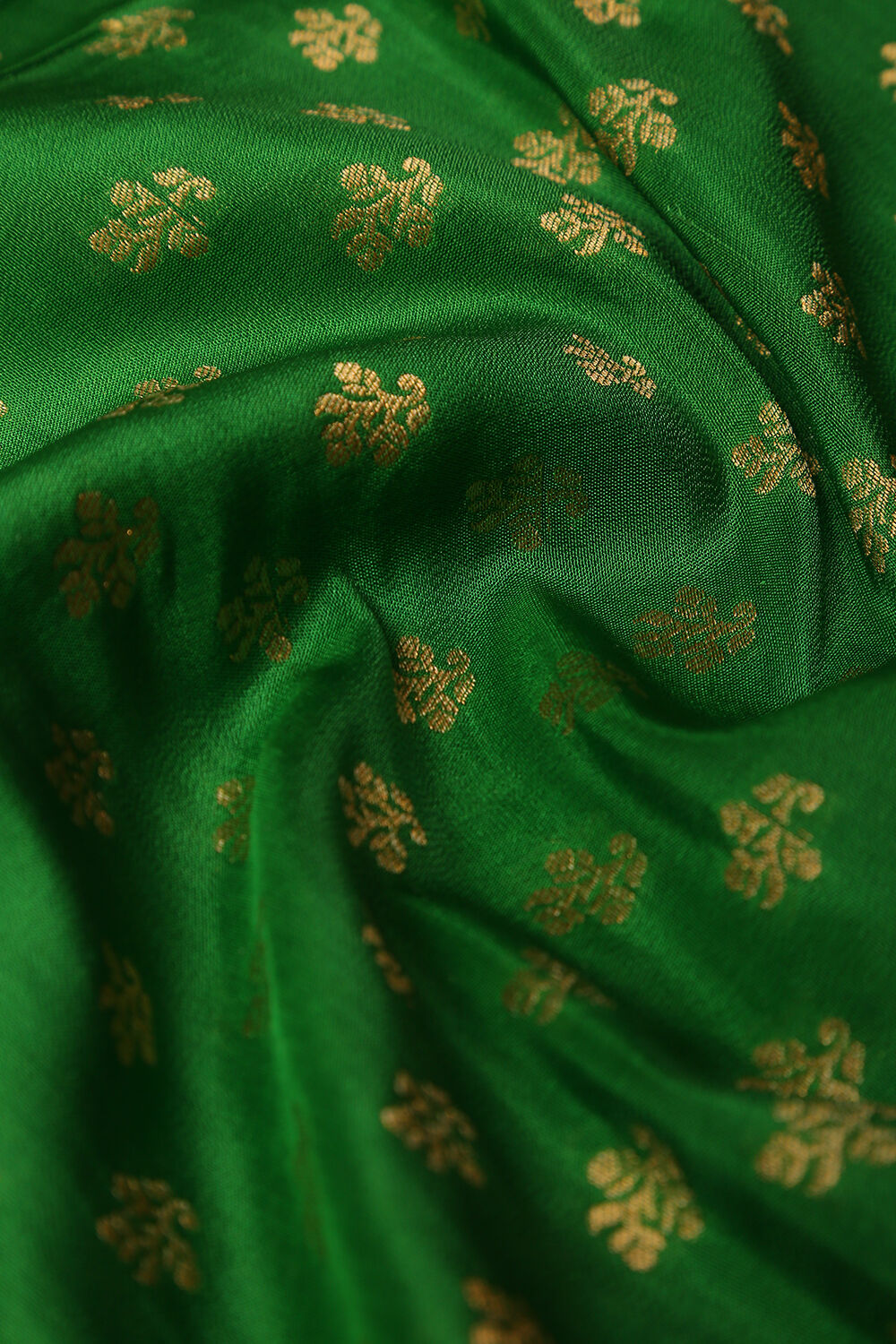 Green Silk Viscous Banaras Dupatta image number null