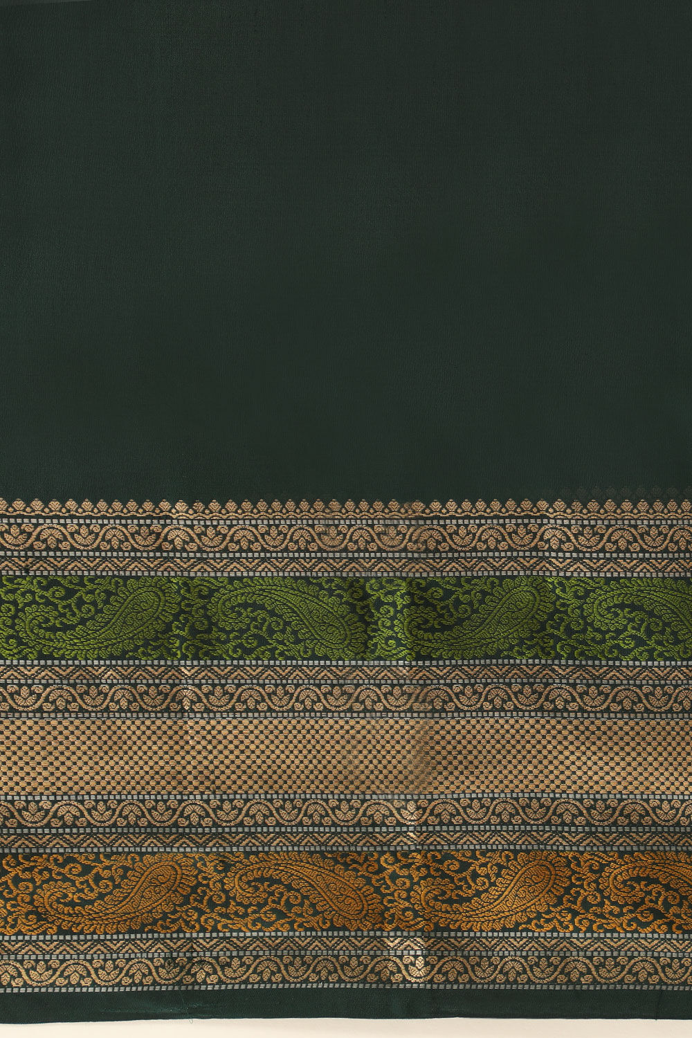 Green Pure Silk Woven South Saree image number null
