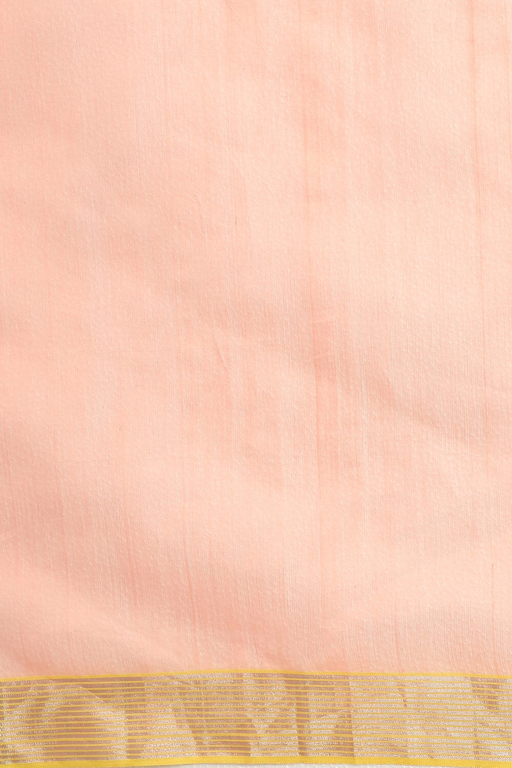 Light Orange Pure Silk Cotton Chanderi Saree image number null