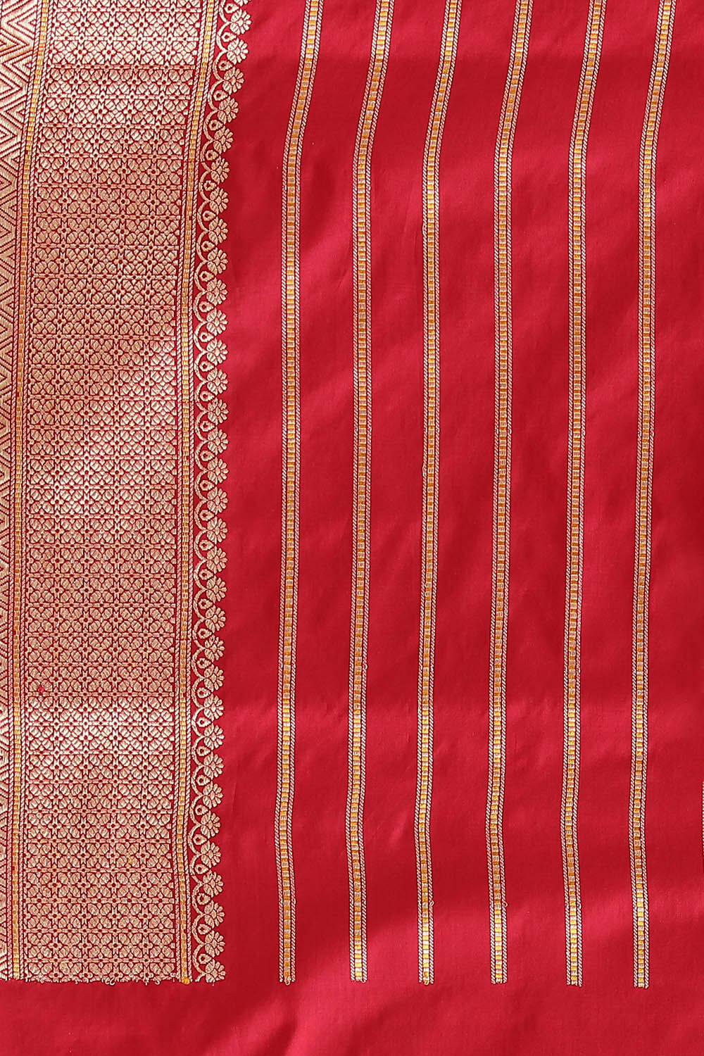 Dark Blue Pure Silk Banarasi Brocade Saree image number null