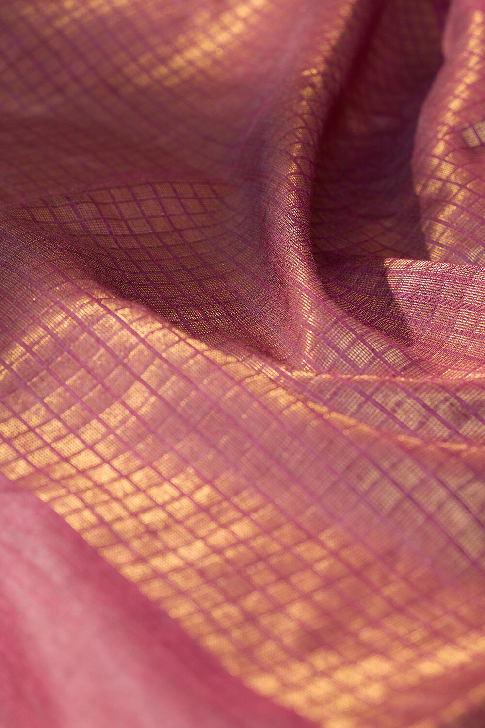 Purple Chattisgarh Woven Pure Tussar Silk Saree image number null