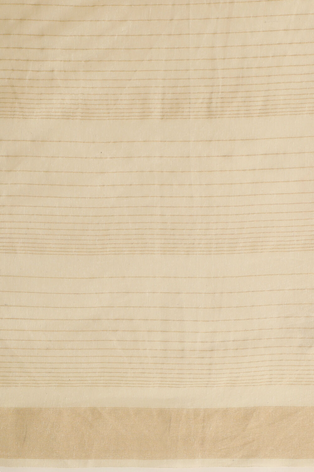 Off White Tussar Silk Block Print Saree image number null