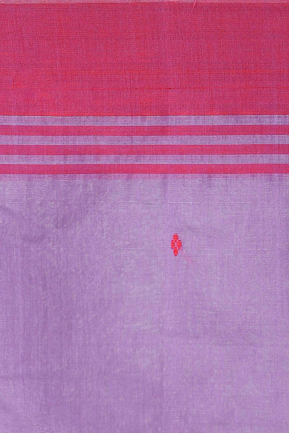 Purple Pure Silk Cotton Chanderi Saree image number null