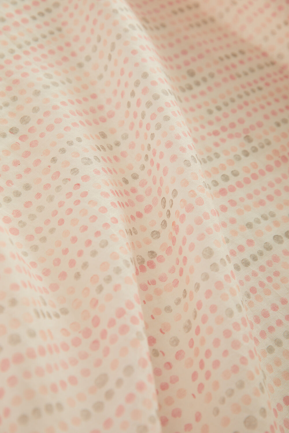 Pink Printed Mukaish Pure Silk Cotton Rajasthan Saree image number null