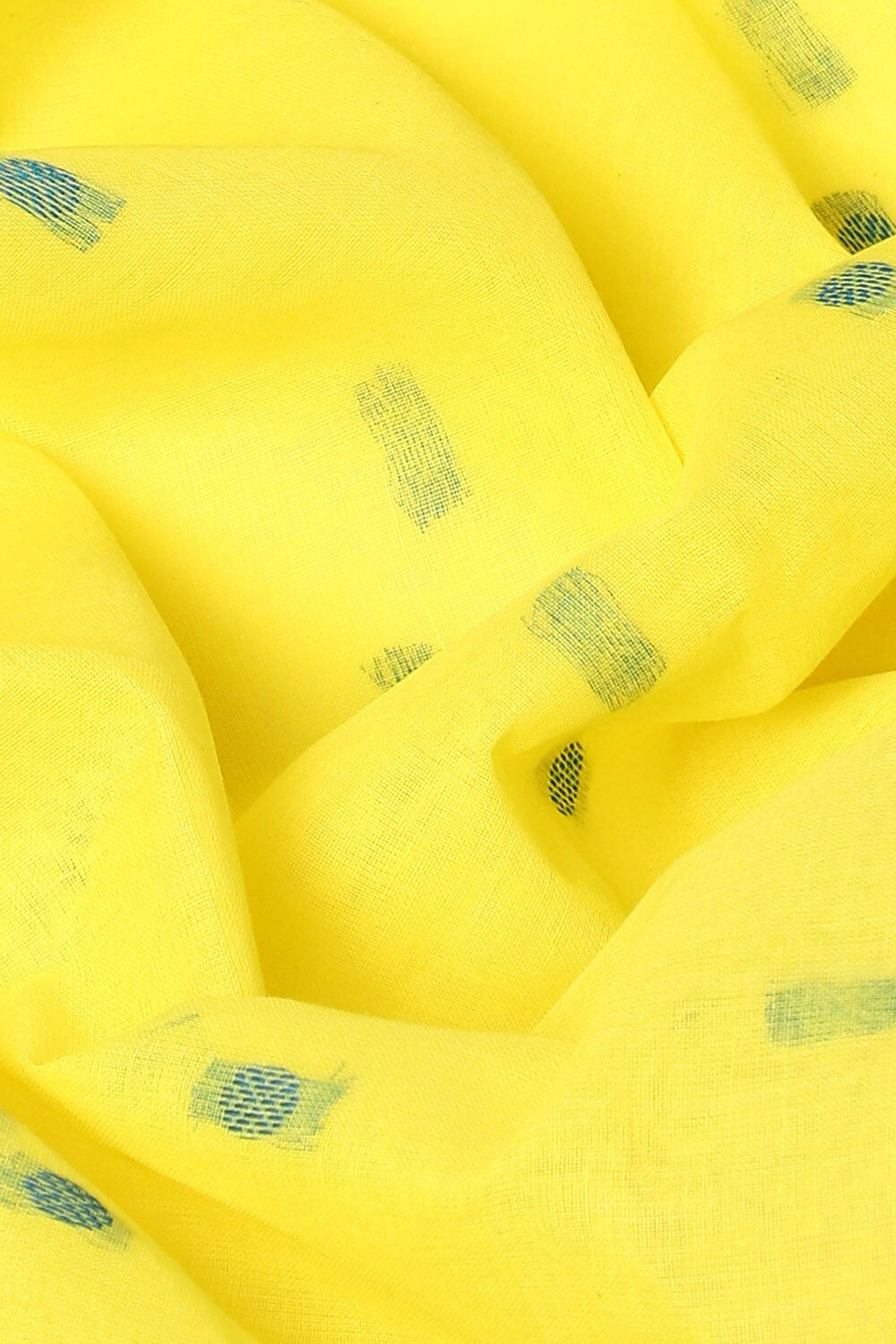 Light Pure Yellow Cotton Bengal Saree image number null