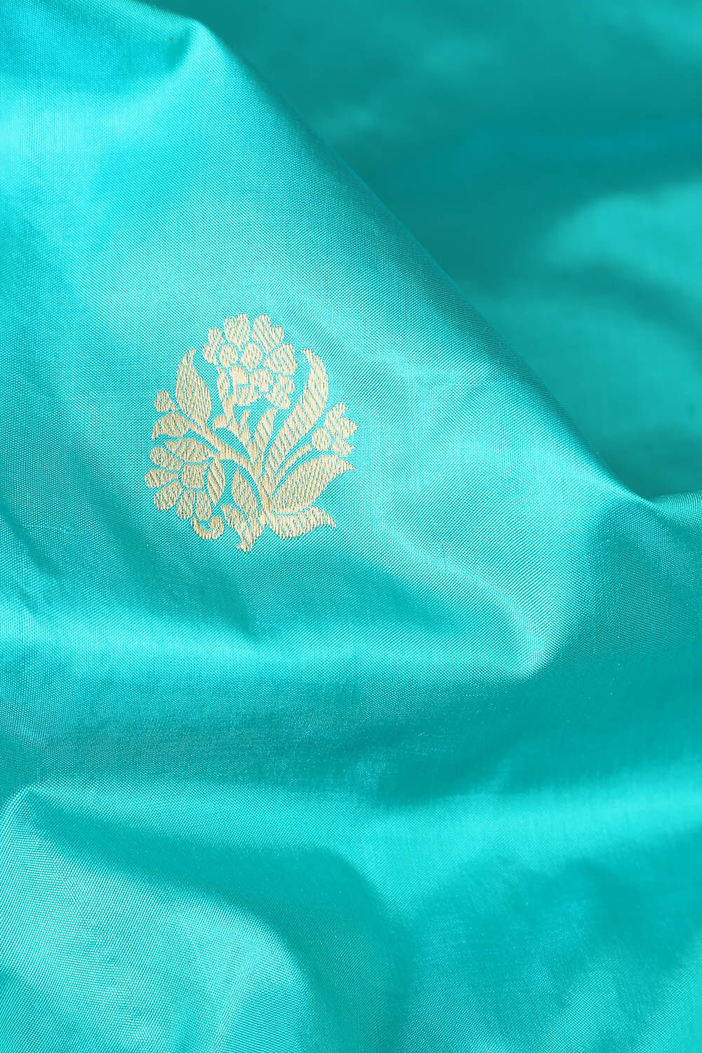 Light Green Pure Silk Banarasi Saree image number null