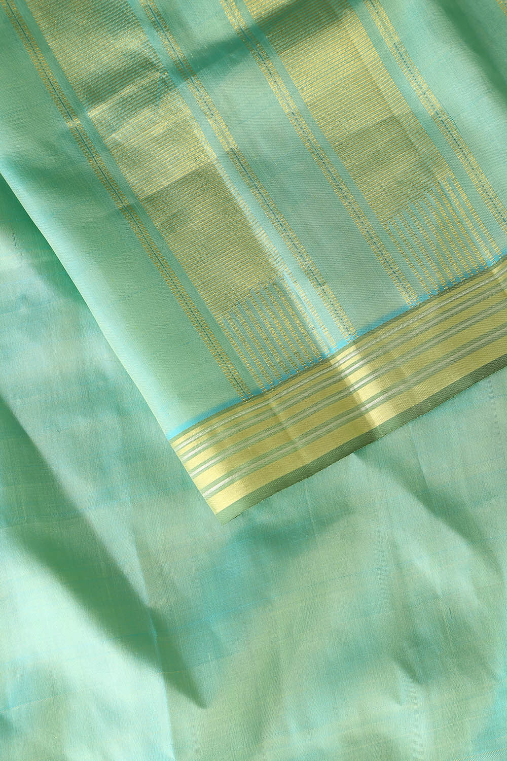 Light Blue Pure Silk Kanjivaram Saree image number null