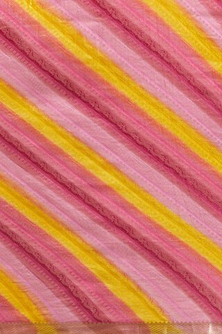 Dark Pink Pure Chiffon Woven Saree thumbnail image number null