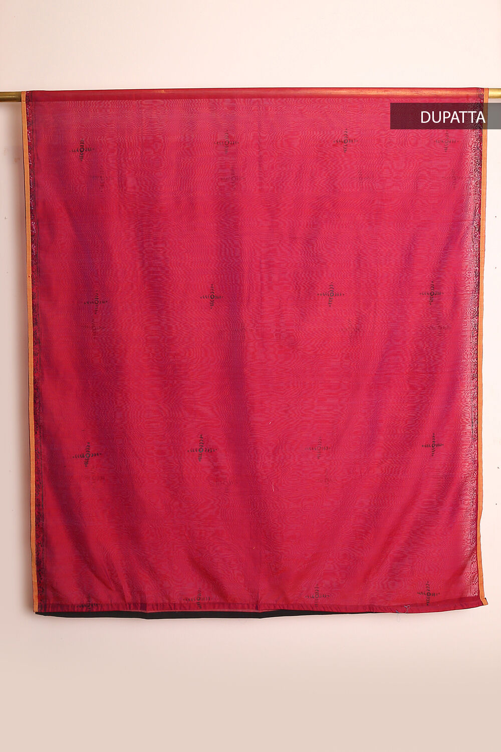 Candy Pink Pure Silk Cotton Suit Set image number null