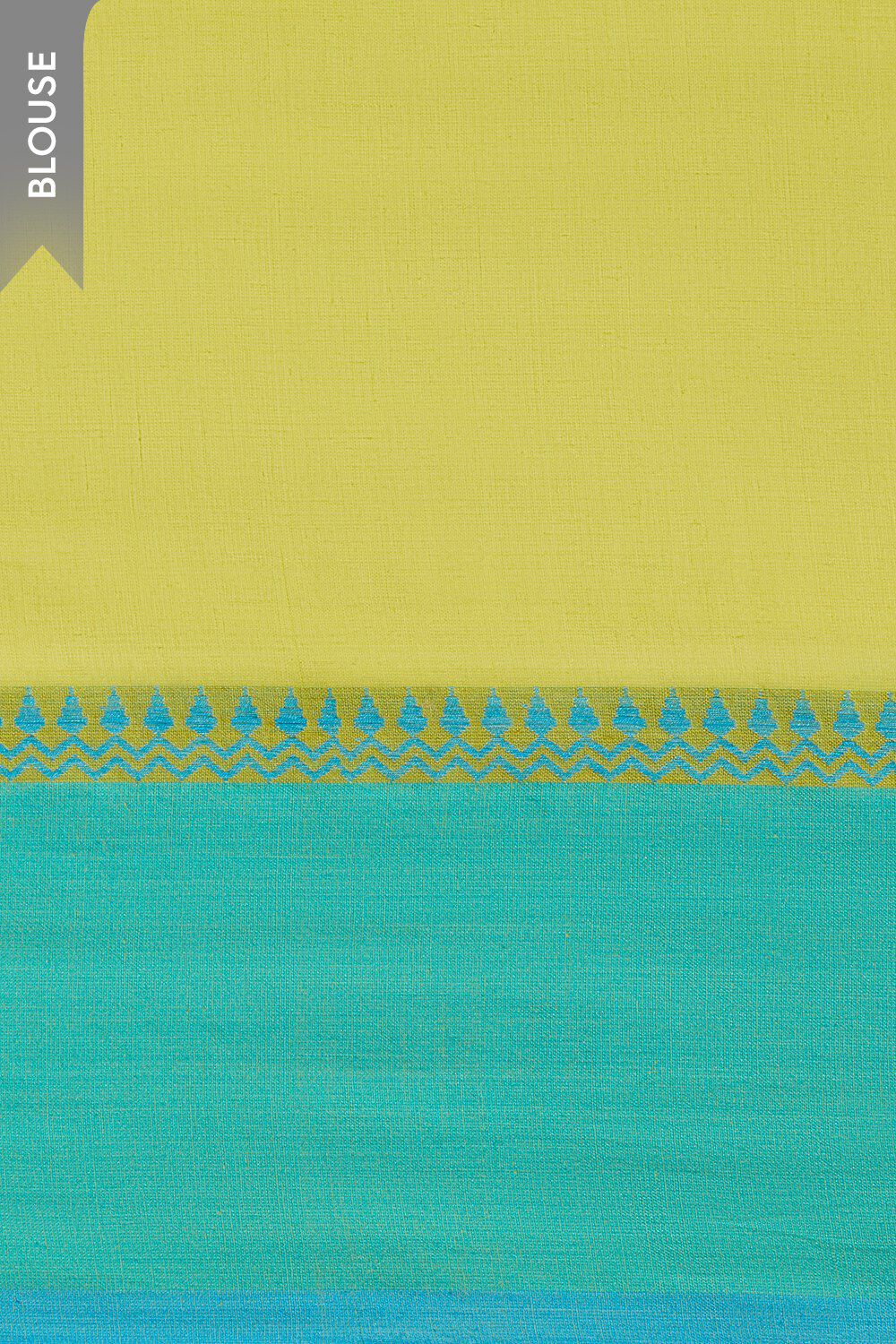 Light Green Woven Pure Cotton Bengal Saree image number null