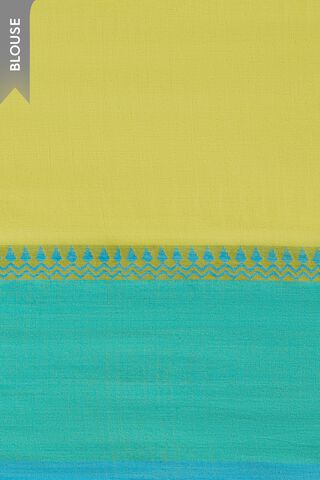 Light Green Woven Pure Cotton Bengal Saree thumbnail image number null